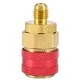 thumbnail image 4 of Refrigerant Quick Couplers, 2pcs/set HVAC Male Flare Fitting Red+Blue Easy Connect  For Air Conditioning, 4 of 8