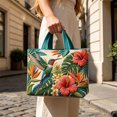 thumbnail image 6 of ZhangC Hummingbird Quilted Tote Bag for Women, 15.8x16.9 Inch Large Capacity Printed Shoulder Handbag, Lightweight Shopping Travel Purse with Inner Pocket, 6 of 6