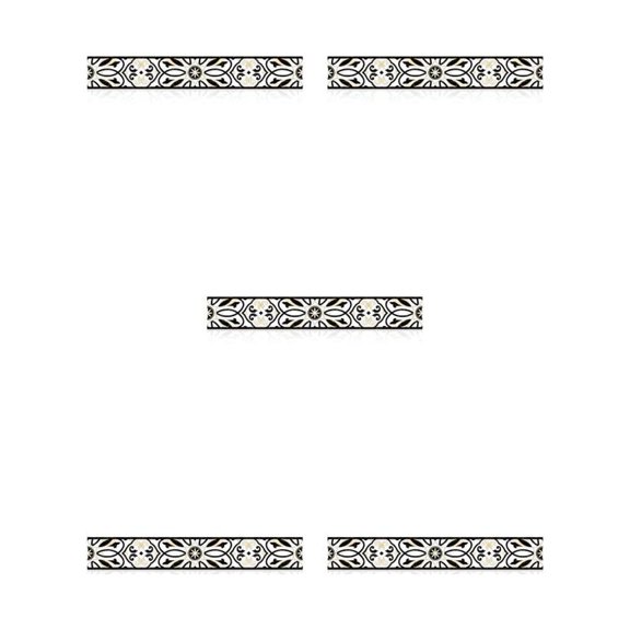 Inteprter Staircase Sticker Removable Moisture-Proof Waterproof Wallpaper Home Bathroom Hotel Decals Basin Baseboard Steps Renovation Type2 NO2
