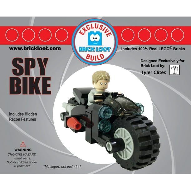 Exclusive Brick Loot Build Spy Bike By Tyler Clites 100 Lego Bricks Walmart Com