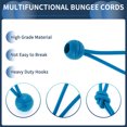 thumbnail image 5 of Elastic Fixed Rope Ball Tent Cords 15cm Adjustable Bungee Cords with Metal Buckle Lake Blue 1pc, 5 of 7