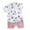 Pink, variant on Summer Baby Boys Casual Short Sleeve Floral Print T-shirt Tops+Shorts Costume Set