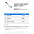 thumbnail image 2 of Front Left Lower Rearward Control Arm and Ball Joint Assembly - Compatible with 2007 - 2013 BMW 335i 2008 2009 2010 2011 2012, 2 of 2