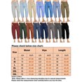 thumbnail image 2 of Innerwin Capri Pants Drawstring Women Pant Summer Straight Leg Baggy Bottoms Dark Blue S, 2 of 2