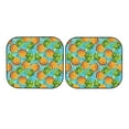thumbnail image 7 of Xecao Pineapple for Foldable Car Sun Shades (2-Pack) offer sun protection with an easy-fold design for convenient windshield shading., 7 of 7
