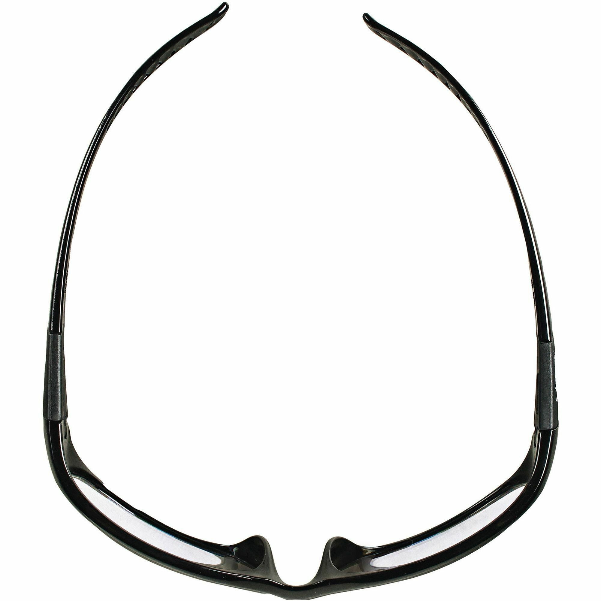 KleenGuard (formerly Jackson Safety) V40 Hellraiser Safety Glasses (28615), Clear Anti-Fog Lens with Black Frame