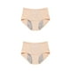 thumbnail image 3 of Minnieouse Calzoncillos de diseño Simple para mujer, ropa interior reutilizable de Color sólido para viaje de negocios, bragas Chinlon para Albaricoque 4XL 2piezas, 3 of 6