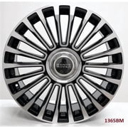 Replacement Car Wheels 22 Bolt 22 x 9.5 5 Lugs, Gloss Black for 2023 Range Rover, (4 Pack)