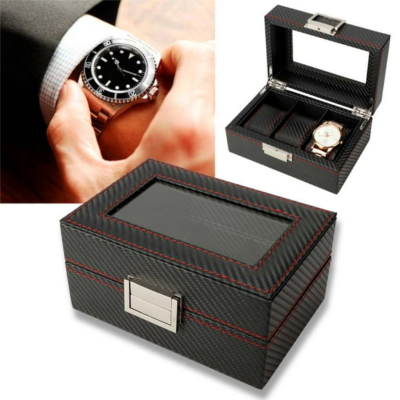 With Lock Watch Box, Watch Storage Box Travel Watch Case For Sunglasses Ring