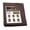 Brown, variant on 6' x 8' White Canvas Tarp 12oz - Water Resistant & Breathable - Heavy Duty Tarps - Multipurpose Tarpaulin Cover for Camping Tent