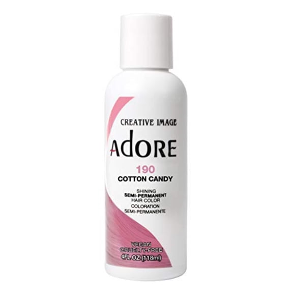 Creative Images Systems Adore Semi-Permanent Haircolor, [190] Cotton Candy 4 oz