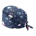 thumbnail image 1 of Unisex Scrub Hat Printed Cap For Doctors Comfortable Breathable Work Cap Style Classic Design For Casual Home Use, 1 of 2