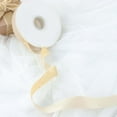 thumbnail image 2 of Efavormart 10 Yards | Champagne 1" Velvet Single Faced Ribbon Spool, DIY Craft Supplies, Velvet & Nylon Ribbon Roll, 2 of 5
