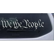 We The People Text Car or Truck Window Decal Sticker