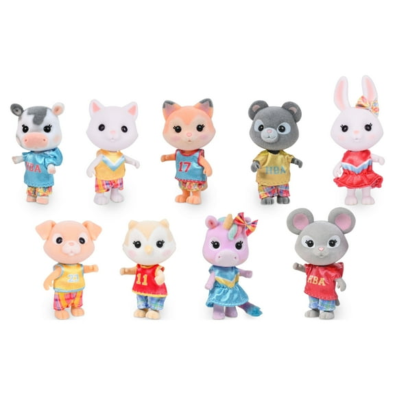 Honey Bee Acres Back to School Pals, 9 Miniature Doll Figures, Ages 3 and Up