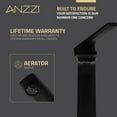thumbnail image 5 of ANZZI Single Handle Single Hole Bathroom Vessel Sink Faucet With Pop-up Drain in Matte Black, 5 of 8