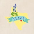 thumbnail image 2 of CafePress - Texas State Outline Bluebonnet Flower Tote Bag - Unisex Canvas Tote Bag, Beige, 1-Piece, 2 of 6
