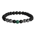 thumbnail image 1 of Bracelet de Cheville Obsidienne Noire Obsidienne Noire pour Hommes Femmes 1 PCS Réglable Obsidienne Pied Bijoux Perlé Chakra Protection de l'Énergie Cadeau, 1 of 6