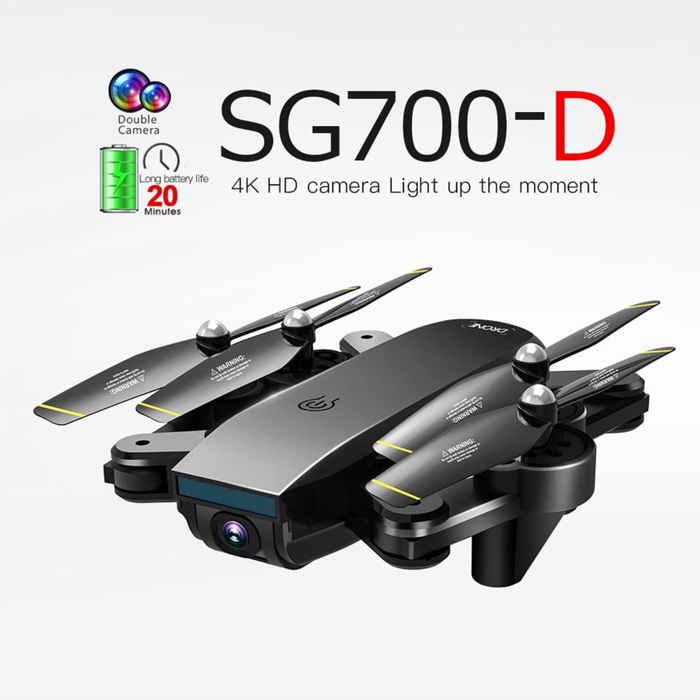 Fold SG700 Aerial Drone Optical Flow RC Quadcopter UHD 4CH 1 Key Return