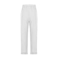 thumbnail image 4 of Xuyuer Womens Casual Cotton Tapered Capri Cargo Pants Loose Elastic Waist Ankle Cropped Trouser with Pockets, 4 of 5