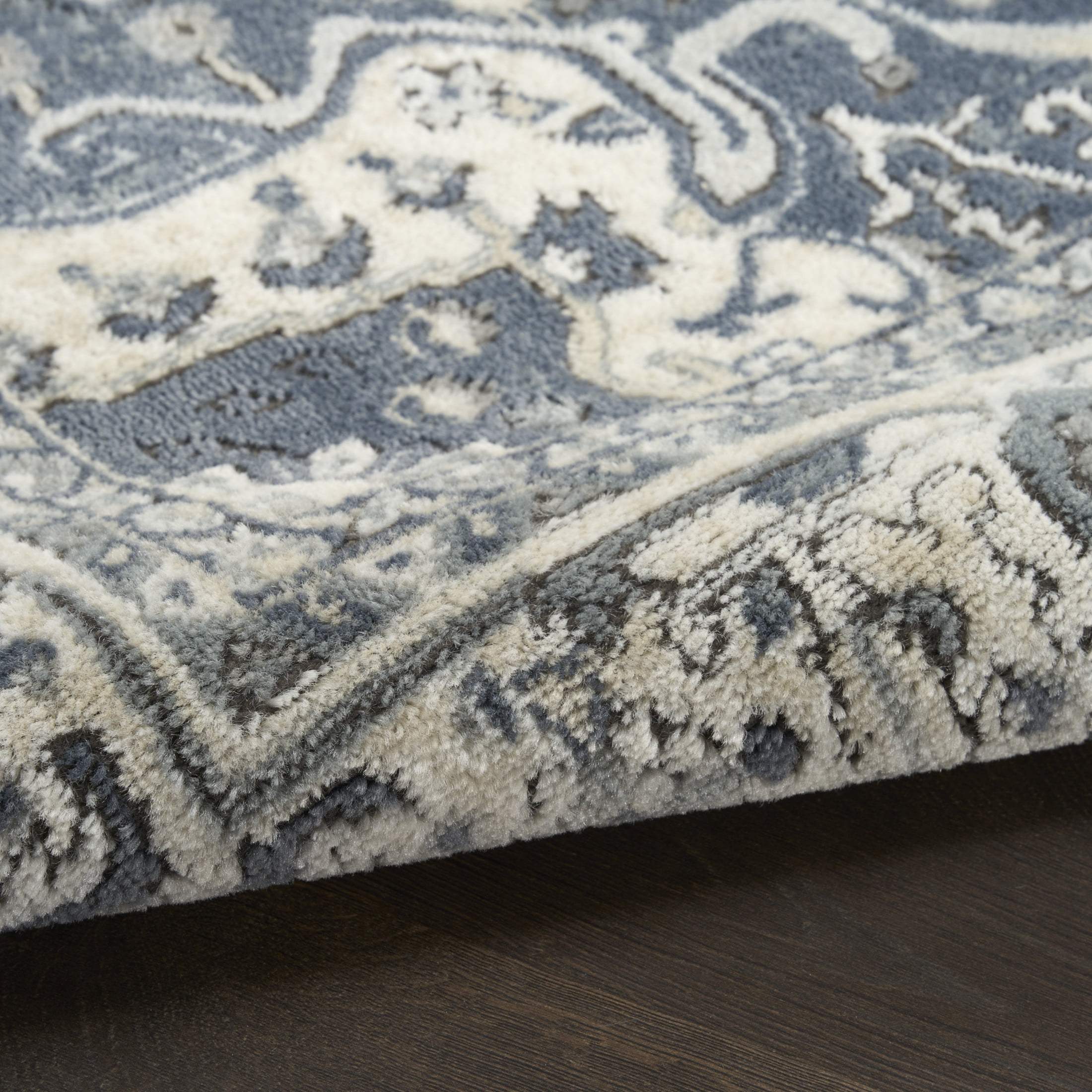 Nourison Concerto 2'2" x 7'6 Navy Ivory Indoor Rug