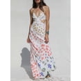 thumbnail image 2 of Biezeib Women Slip Sleeveless Dress Summer Floral Print Tie Backless Party Dress for Vacation Cocktail Beach Streetwear, 2 of 6
