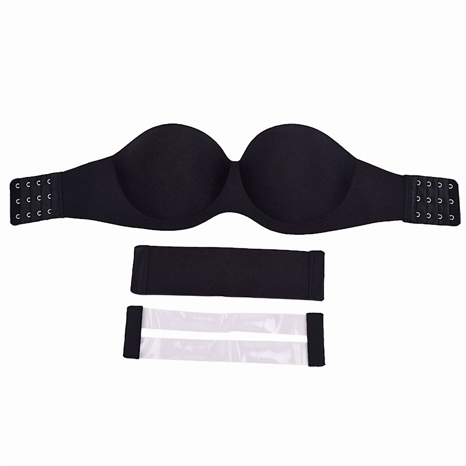 One Piece Strapless Bras Push Up For Women Lift Brassiere Seamless Invisible Bra