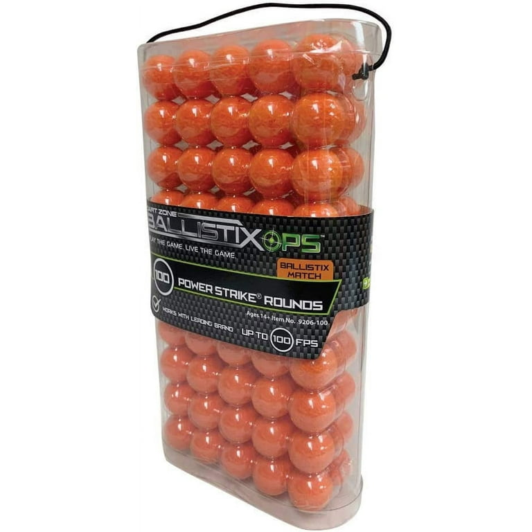 Dart Zone BallistixOps 100 Round Refill Pack for NERF Rival Orange Walmart