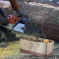 thumbnail image 1 of KONTONTY 1Set Firewood Organizer Coffee Oxford Cloth for Easy Transportation, 1 of 7