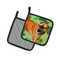 thumbnail image 2 of Caroline's Treasures Boerboel Mastiff St Patrick's Pair of Pot Holders, 2 of 2