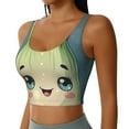 thumbnail image 2 of Naloa Adorable Kawaii Fennel Character Sports Bras for Women,Sports Bras for Women High Support with Removable Pads-Small, 2 of 8