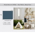 thumbnail image 7 of Soimoi Upholstery Fabric for Sofa, Chairs & Outdoor Dcor, Water-Resistant Home Dcor Fabric by the Yard, 56" Wide, Block Theme, Blue, 7 of 7