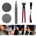 thumbnail image 3 of 4PCS Horse Farrier Hoof Nipper Trim Shoeing File Rasp Handle Hoof Cutter Tool Horse Care Accessory, 3 of 7