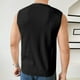 thumbnail image 4 of Chaleco sin mangas con capucha y cuello en V de malla para hombre - Diseño hueco, poliéster, corte holgado informal (S-XXXL), 4 of 7