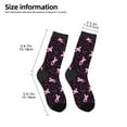 thumbnail image 2 of Fuzoiu Breast Cancer Awareness3 Print Kids Socks For Boys Girls,Grip Crew Socks with Non Slip,Lightweight Stretch Crew Socks,Toddlers Crew Boot Socks, 2 of 5