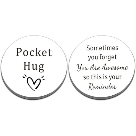 Mental Health Gifts Stress Relief Gifts for Women, Anxiety Relief Items for Women, Inspirational Get Well Soon Son Daughter Easter Basket Stuffers for Teens, Teens Boys Girls Friend Adults Pocket Hug