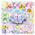 thumbnail image 1 of Pegatinas de dibujos animados con mariposas dibujadas a mano estilo graffiti x50, 1 of 2