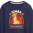 thumbnail image 3 of The Lion King - Simba - The One True King - Toddler & Youth Long Sleeve Graphic T-Shirt, 3 of 5