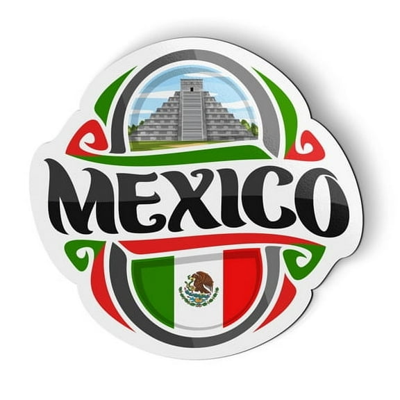 Mexico - 5" Magnet for Car Locker Refrigerator