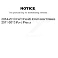 thumbnail image 2 of Kugel Rear Wheel Bearing Hub Assembly 70-512490 for Car Ford Fiesta, 2 of 11