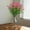 粉红色, variant on Clearance Under $3 Artificial Eucalyptus Camellia Bouquet 7-Fork Eucalyptus Camellia For Living Room Vase Filler,Plastic (C) (1Pc)