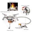 thumbnail image 2 of 3500W Ultralight Portable Camping Stove with Windshield for Outdoor Backpacking Hiking, 2 of 8