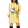 thumbnail image 3 of Sudadera con capucha de dibujos animados Kawaii HELLO KITTY para mujer, sudadera con estampado gráfico Y2K de estilo Harajuku, sudadera con capucha de los años 90 para mujer, 3 of 5