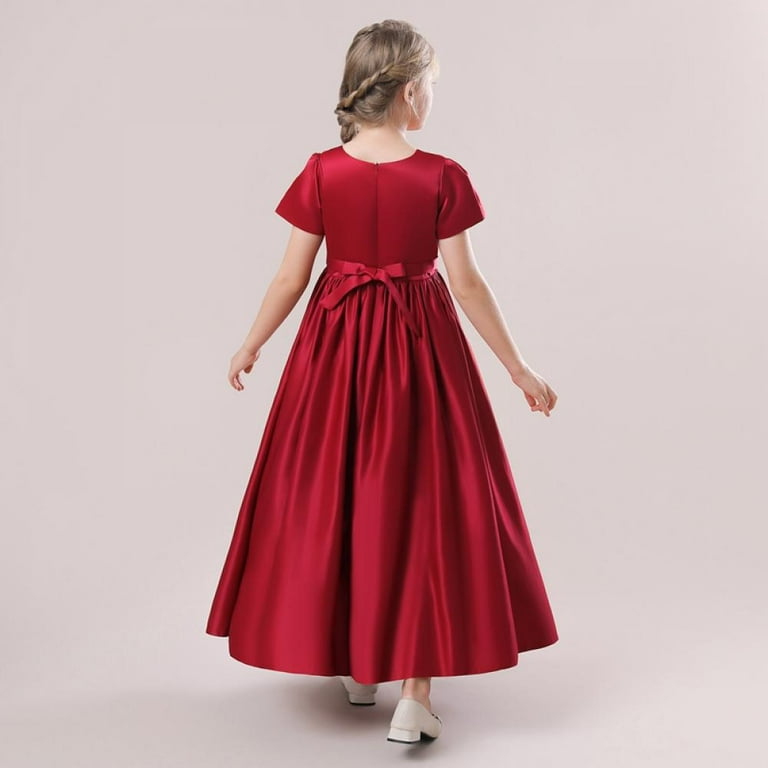 LOVEBAY 5 16 Years Girls Dress Sequin Lace Wedding Party Flower