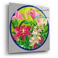 thumbnail image 2 of Epic Art 'Lilly Love-Circle' by Carissa Luminess, Acrylic Glass Wall Art, 24"x24", 2 of 8