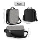 thumbnail image 2 of Disketp Black And White Houndstooth Bolsa Térmica Estampada para Almuerzo, Lonchera para Hombres y Mujeres Adultos, 2 of 7