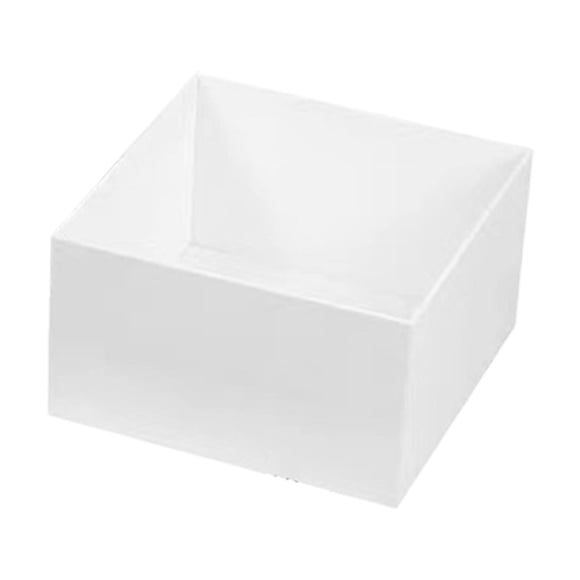 Luzkey Buffet Riser, Acrylic Cube Display Nesting Riser, with Hollow bottom, Acrylic Displaying Food Riser for Buffet Tables , 17.8x17.8x10.2 cm