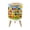 Color 4, variant on Classroom Small Trash Can with Lid Colorful City Roundabout Map Roads Cars Houses School Park 1.8 Gallon Dog Proof Trash Can Round Garbage Can Waste Bin Wastebasket for Nursery Back to School Gifts