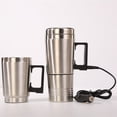 thumbnail image 3 of Car Heating Cup Leakage Proof Electric Car Insulated Mug for Truck Vehicle 12V for Cars, 3 of 8