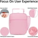 thumbnail image 4 of Bolsa Térmica para Almuerzo GYEUKHAM para Mujeres, Niñas y Adolescentes Rosa, 4 of 9